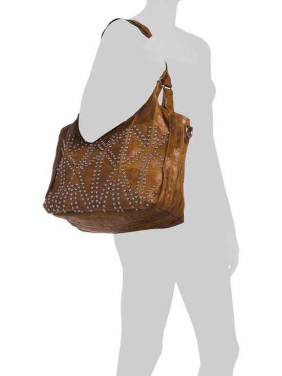 1458191_Black?wid=400&hei=400&  AMERILEATHER Leather Spirit Shoulder Bag